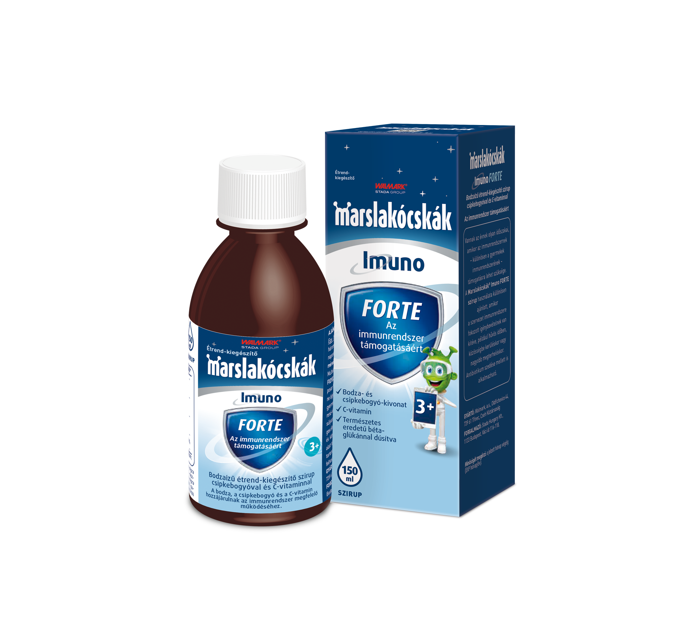 Walmark Marslakocskák Imuno Forte szirup 150ml - bodza - Image 2