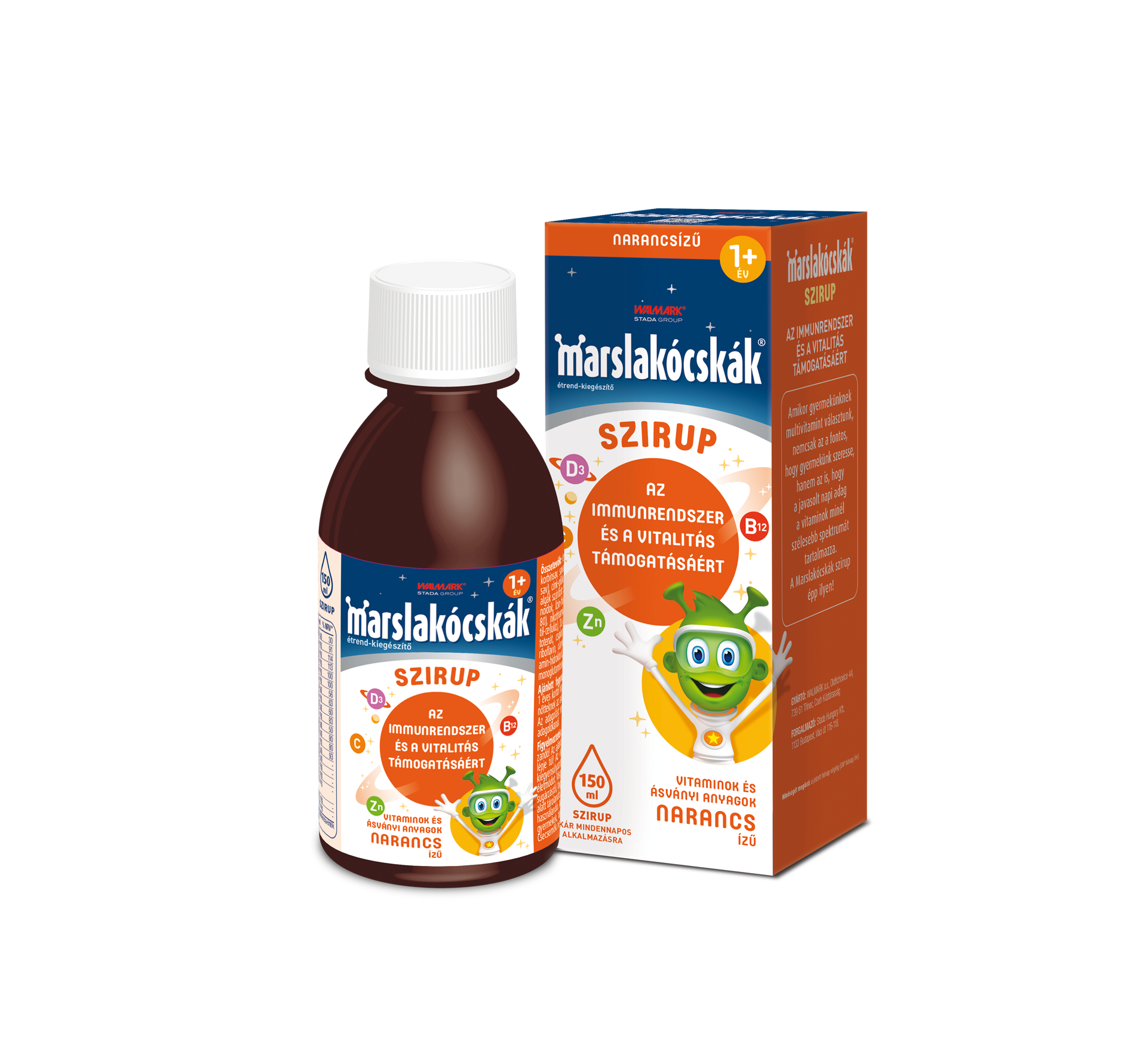 Walmark Marslakócskák narancs szirup 150 ml