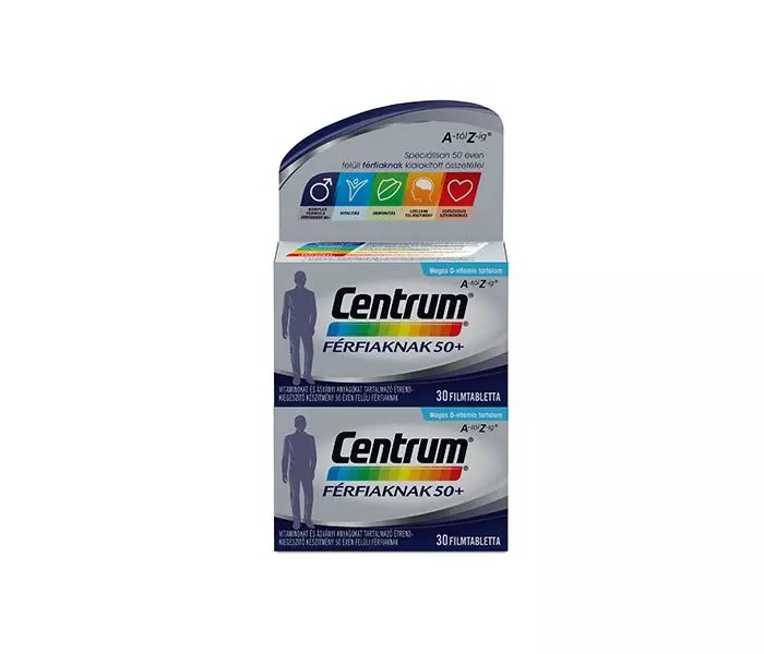 Centrum Ferfiaknak 50+ A-Z Filmtabletta 30+30
