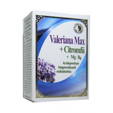 Dr Chen Valeriana Max+Citromfű+B6-Vitamin Tabletta 30X