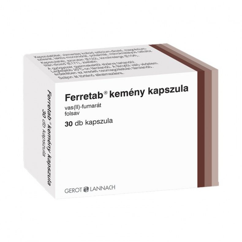 Ferretab Kemény Kapszula  30X