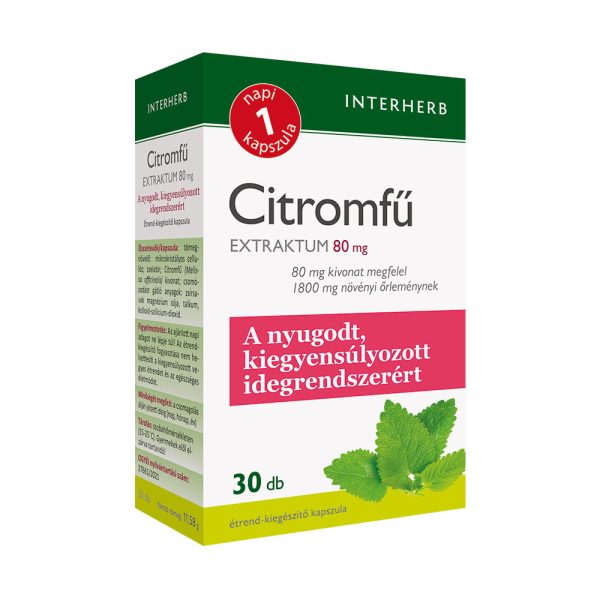 Interherb Napi 1 Citromfű Extraktum