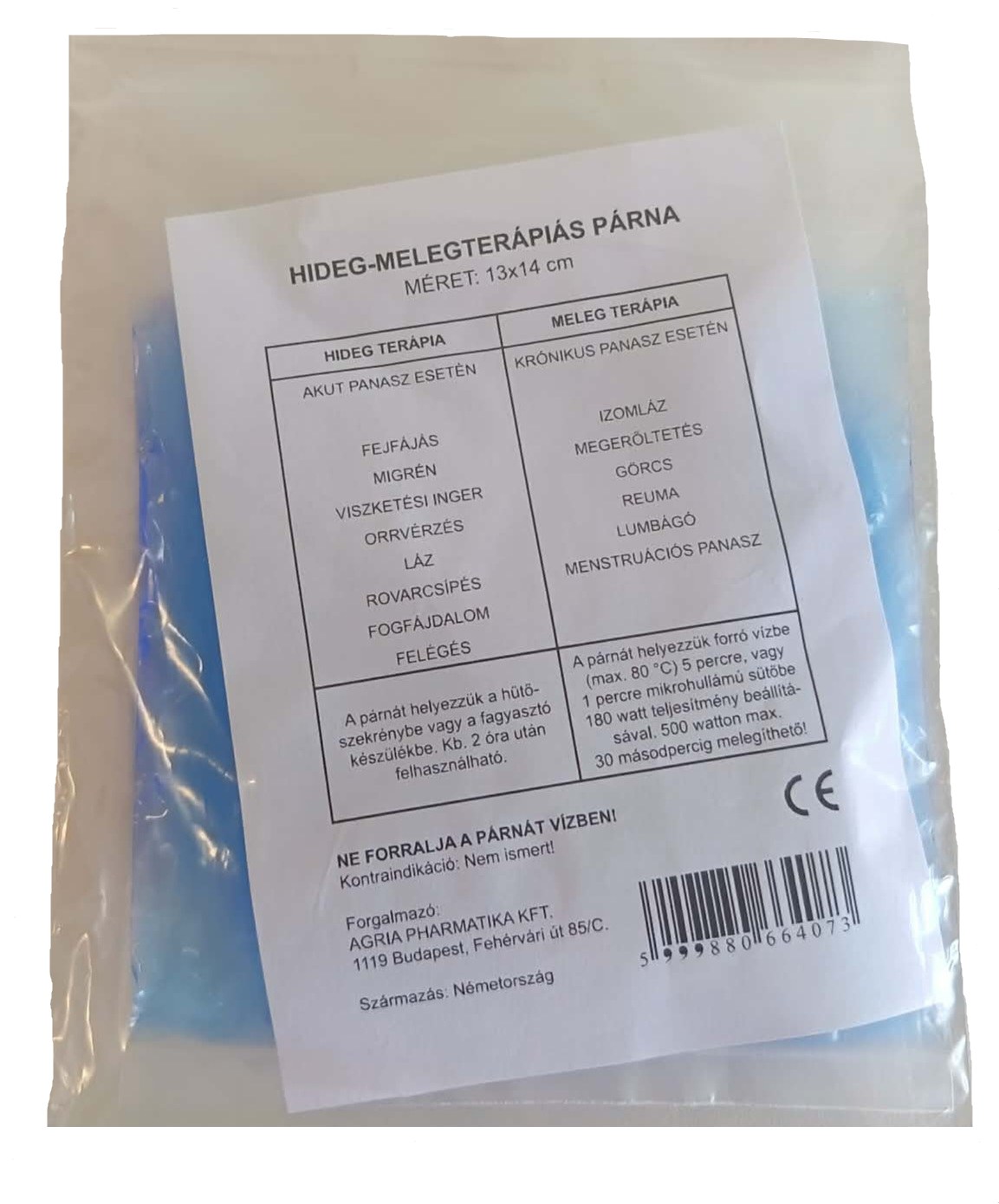 Hideg-Meleg Terápiás Párna