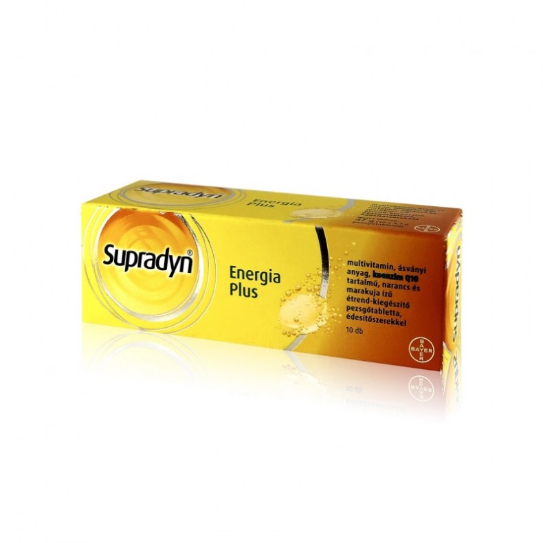 Supradyn Energia Plus Pezsgotabl. 10X