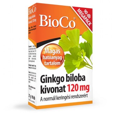 Bioco Ginkgo Kivonat 120Mg Tabletta 90X
