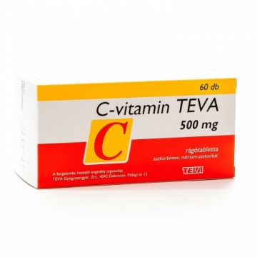 C-Vitamin Teva 500 Mg Ragotabl. 60X