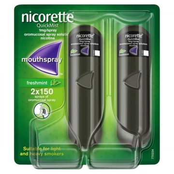 Nicorette Quickspray 1Mg/Adag Spray 2X