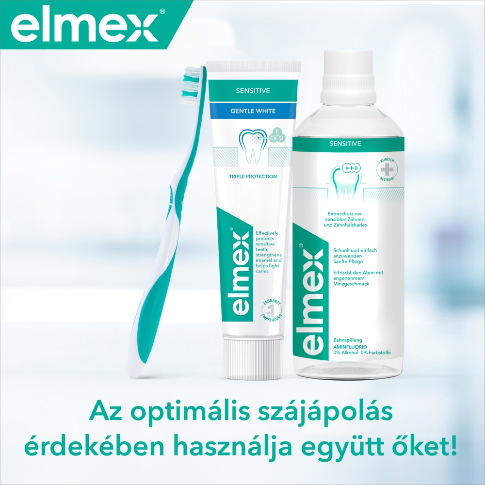 Elmex Sensitiv gentle white Fogkrém 75Ml - Image 5