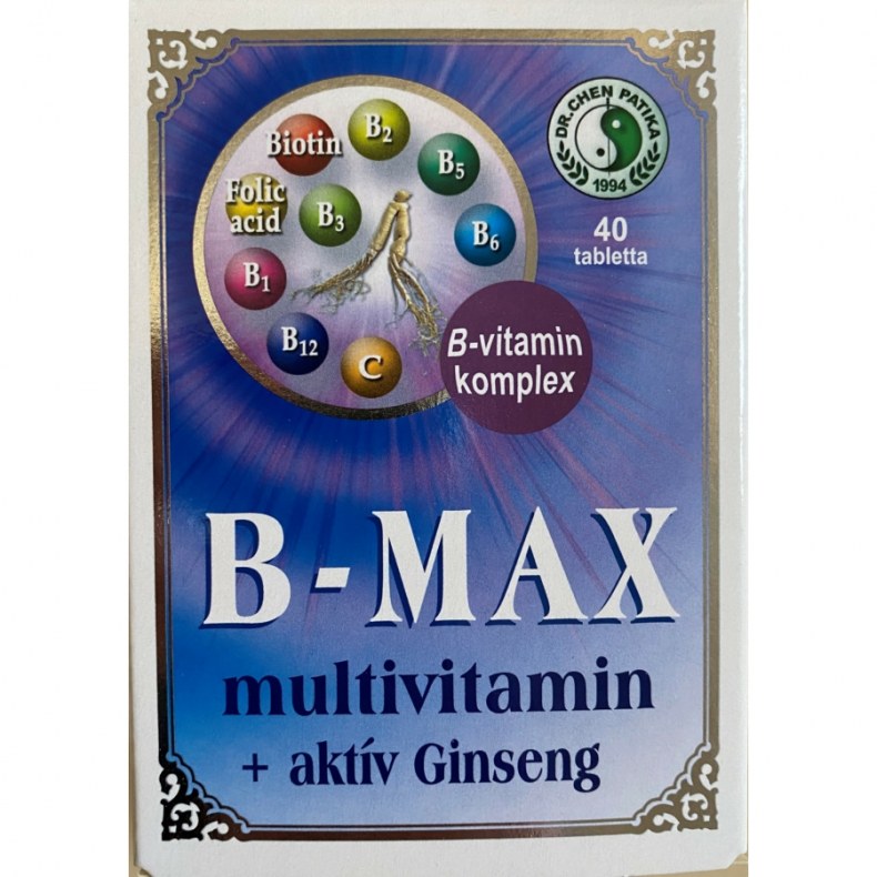 B-Max Multivit.es Aktiv Ginseng Tbl 40X