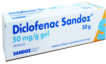 Diclofenac Sandoz 50Mg/G Gél  50G