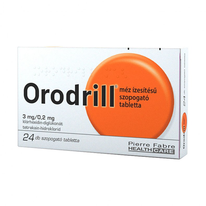 Orodrill 3Mg/0,2Mg Mez Szop.tabl. 24X /Faringop/