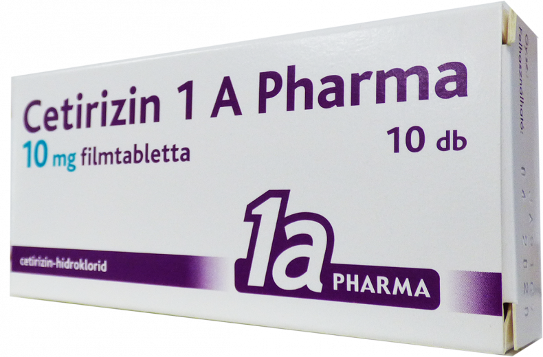 Cetirizin 1A Pharma 10Mg Filmtabletta  10X