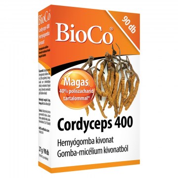 Alternative view of BioCo Cordyceps 400 Hernyógomba Kivonat 90 db