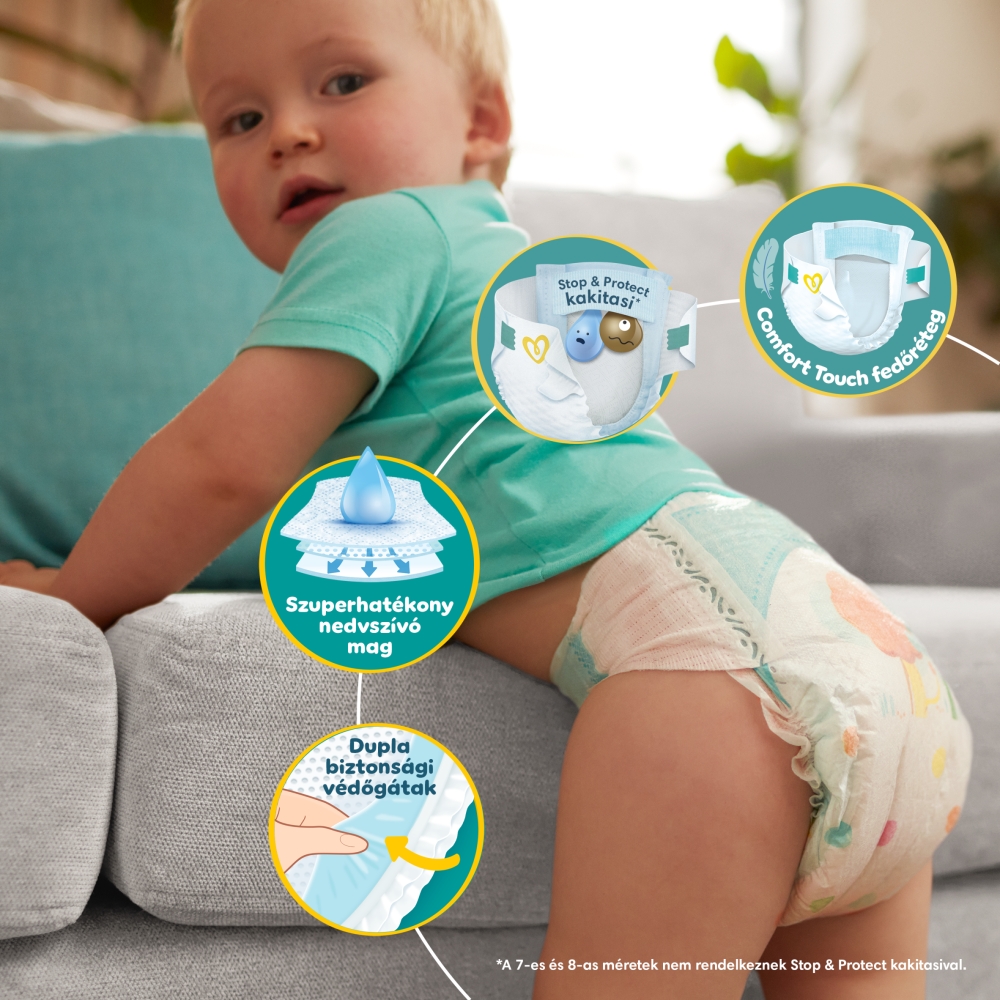 PAMPERS ACTIVE BABY DRY PELENKA(3) MIDI 66X - Image 3