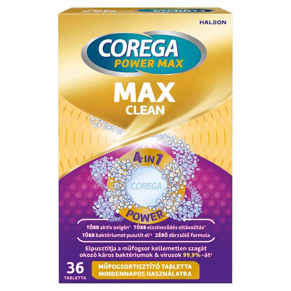 Corega double power műfogsor tisztító tabletta 30x
