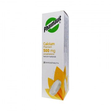 Calcium Pharmavit 500 Mg Pezsgőtabl. 20X
