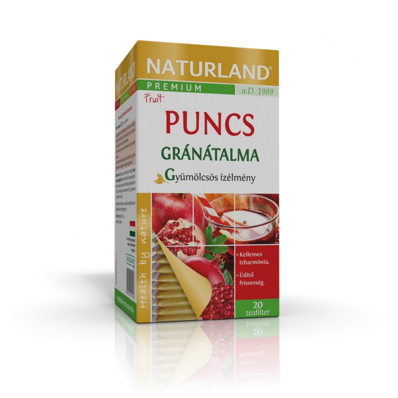NATURLAND PREM.PUNCSOS GRANATALMA TEA 20X2G