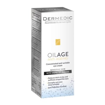 Alternative view of Dermedic Oilage Koncentrált Ránctalanító Szemkörnyékápoló Krém 15 g
