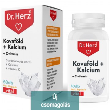 Dr. Herz kovaföld + kalcium + C-vitamin kapszula - 60 db
