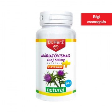 Alternative view of Dr. Herz Máriatövismag Olaj 500 mg 60 db kapszula