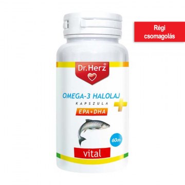 Alternative view of Dr. Herz Omega-3 Halolaj 1000 mg - 60 db kapszula