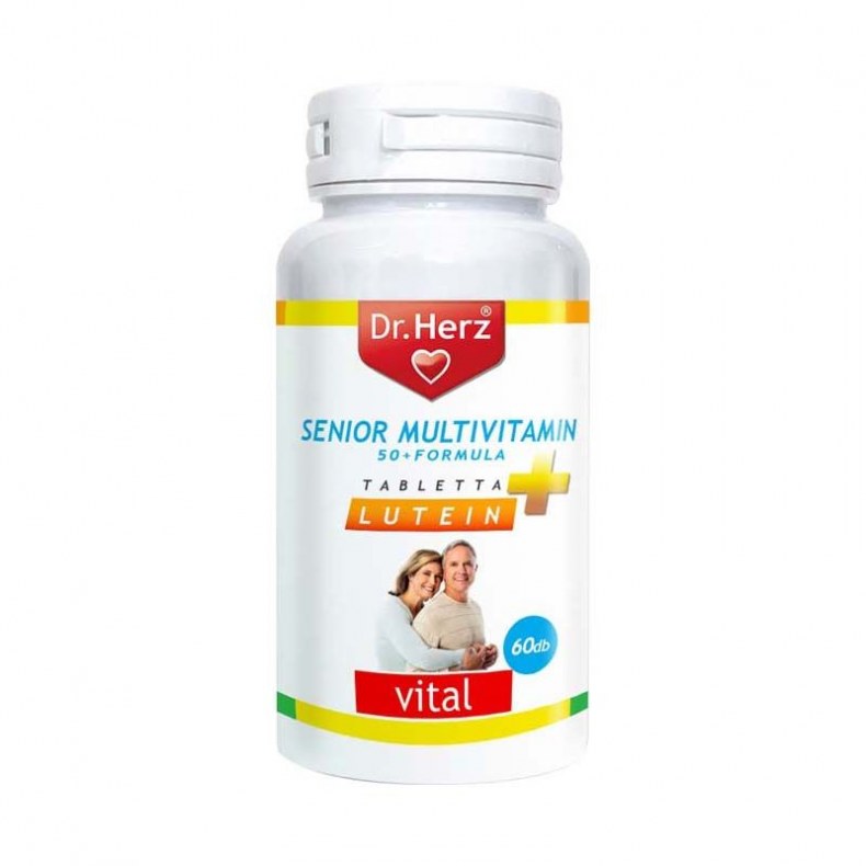 DR HERZ SENIOR MULTIVITAMIN 50+ LUTEIN TABLETTA 60X