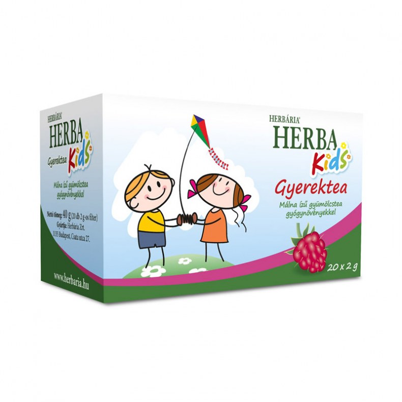 HERBA KIDS GYUMOLCSTEA MALNA 20X 2G