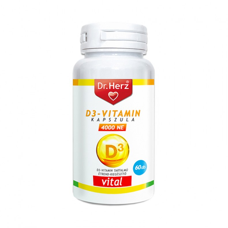 DR HERZ D-VITAMIN 4000NE KAPSZULA  60X