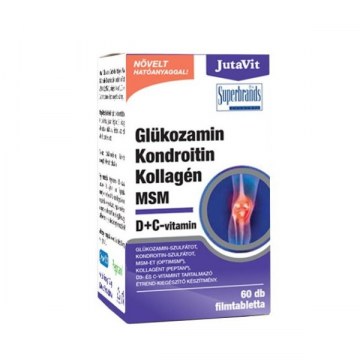 JutaVit Glükozamin-Kondroitin-Kollagén-MSM D+C filmtabletta 60 db