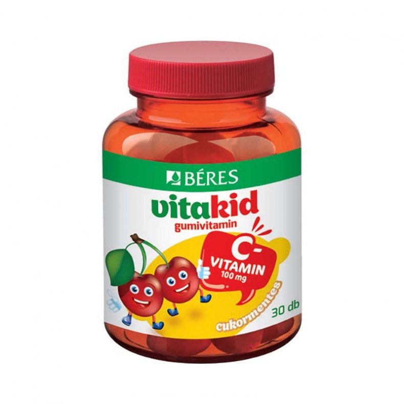 BERES VITAKID C 100MG GUMIVIT.GUMITABL. 30X