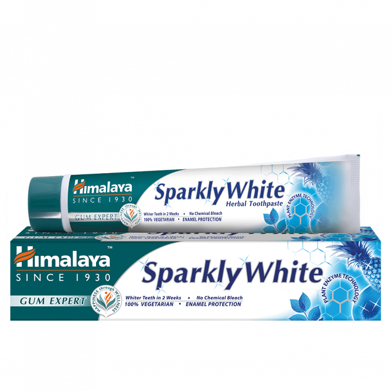 HIMALAYA HERBALS SPARKLY WHITE FOGKRÉM FOGFEHÉRÍTŐ 75ML
