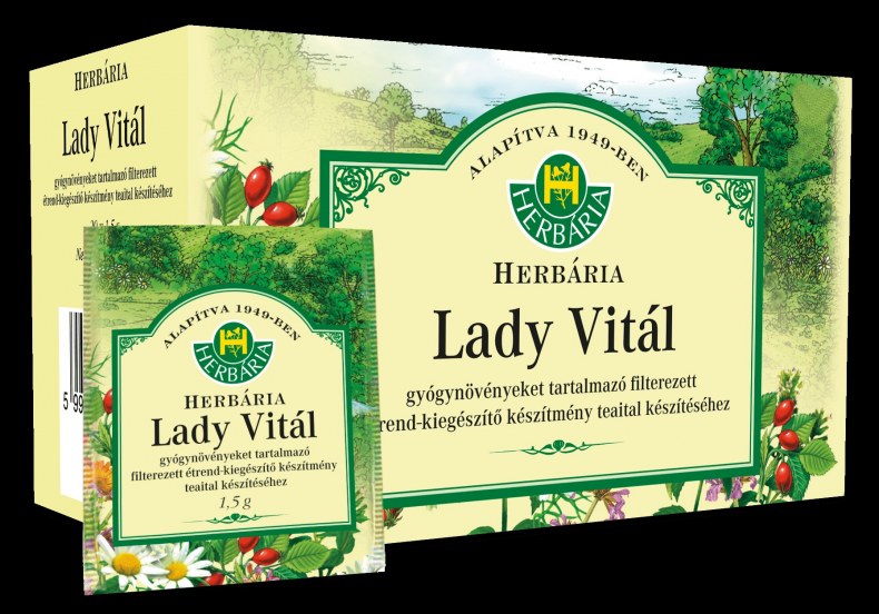 HERBARIA LADY VITAL TEAKEVEREK 20X