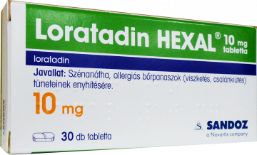 Loratadin Hexal 10 Mg Tabl. 30X