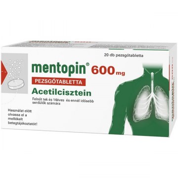 Mentopin 600 Mg Pezsgőtabletta  20X