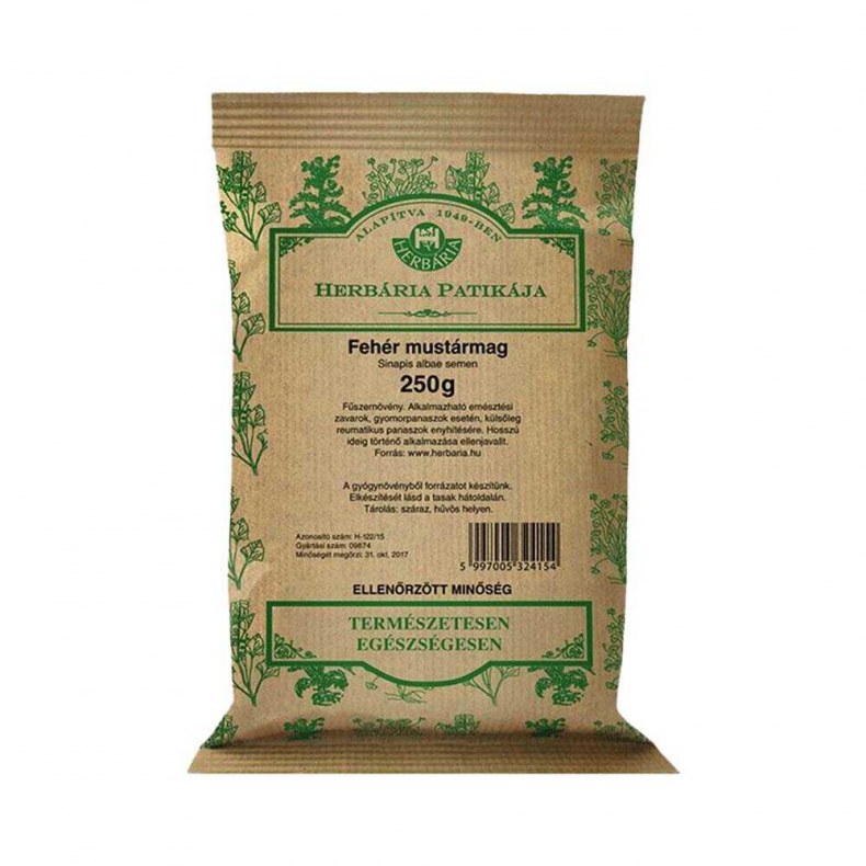 HERBARIA FEHER MUSTARMAG TEA 250G TASAKOLT