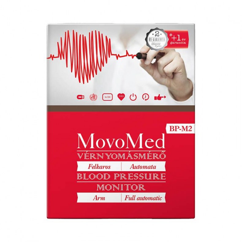 MovoMed BP-M2 digitális felkaros vérnyomásmérő