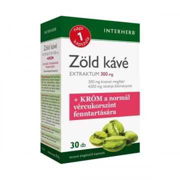 Zöld kávé extraktum+Króm