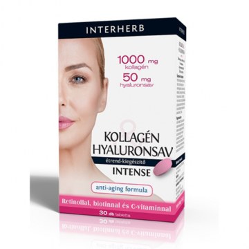 Interherb KOLLAGÉN HYALURONSAV INTENSE TABLETTA 30X