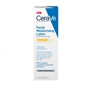 CERAVE HIDRATALO Arckrém SPF50 NAPPALI 52ML