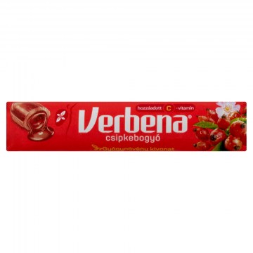 Verbena Rolls Csipkebogyó Keménycukor 32g