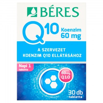 Alternative view of Béres Koenzim Q10 60mg Étrkiegészítő Tabletta 30x