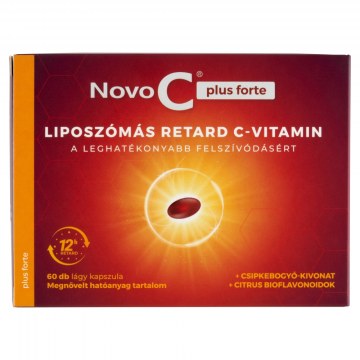 Novo C plus forte liposzómás retard C-vitamin 60x