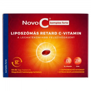 Novo C komplex forte liposzómás retard C+D3+ZN kapszula 60X