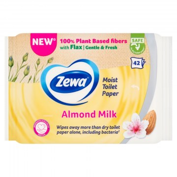 Zewa Wc Papír Almond Milk Nedves 42 db