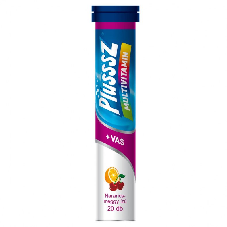 PLUSSSZ MULTIVITAMIN+VAS PEZSGŐTABLETTA 20X