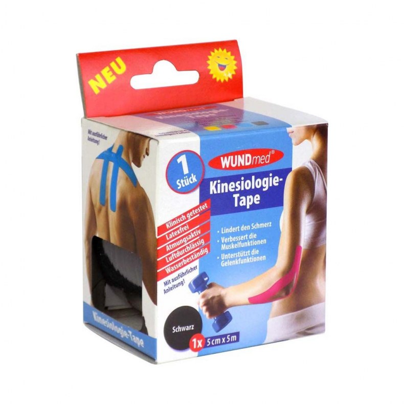 Wundmed Kinesio Tape  5cmx5m  Fekete