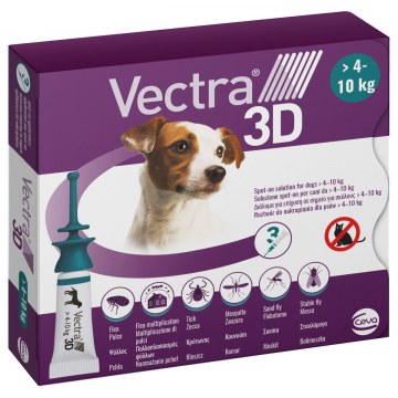 Vectra 3D Spot-On S 4-10 kg 3x kistestű kutyáknak