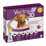 Vectra 3D Spot-On XS 1,5 - 4 kg 3x kistestű kutyáknak