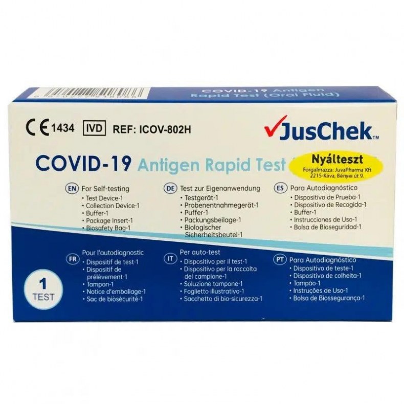 JUTAVIT JUSCHEK COVID-19 ANTIGEN NYALTESZT 1X