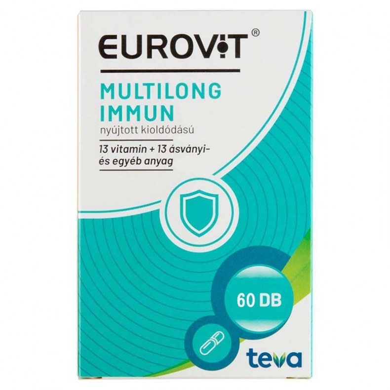 EUROVIT MULTILONG IMMUN KAPSZULA 60X